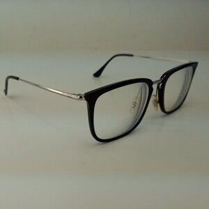 Black and Silver Eyeglasses